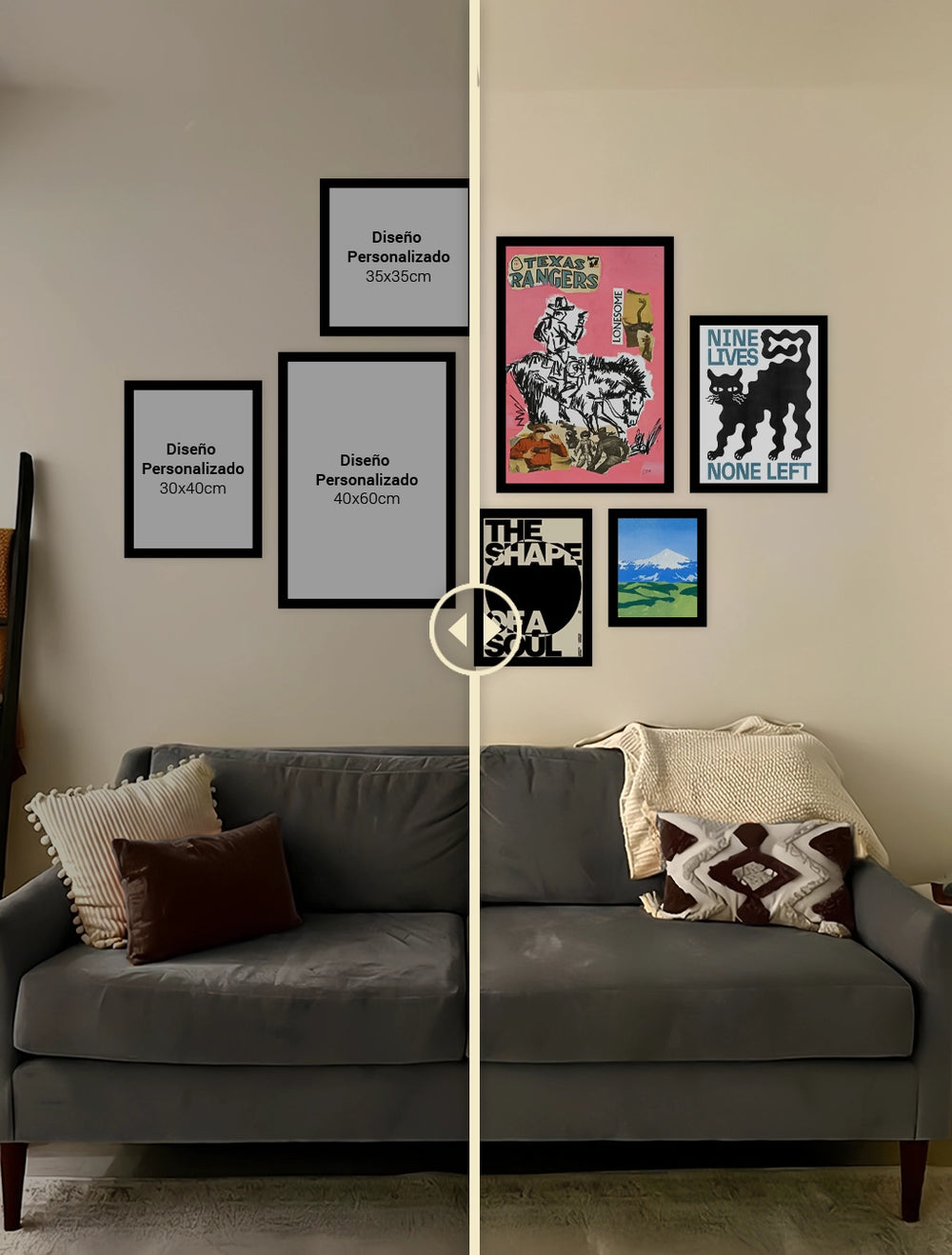 Sala de estar - Wall Gallery