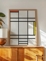 Composition White-Red-Yellow