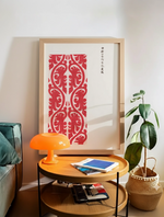 Woodblock red by Taguchi Tomoki vista 1